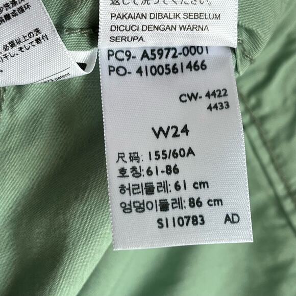 Levi's Green Convertible Cargo Pants High Waist Relaxed Fit Straight Leg - Picture 14 of 16